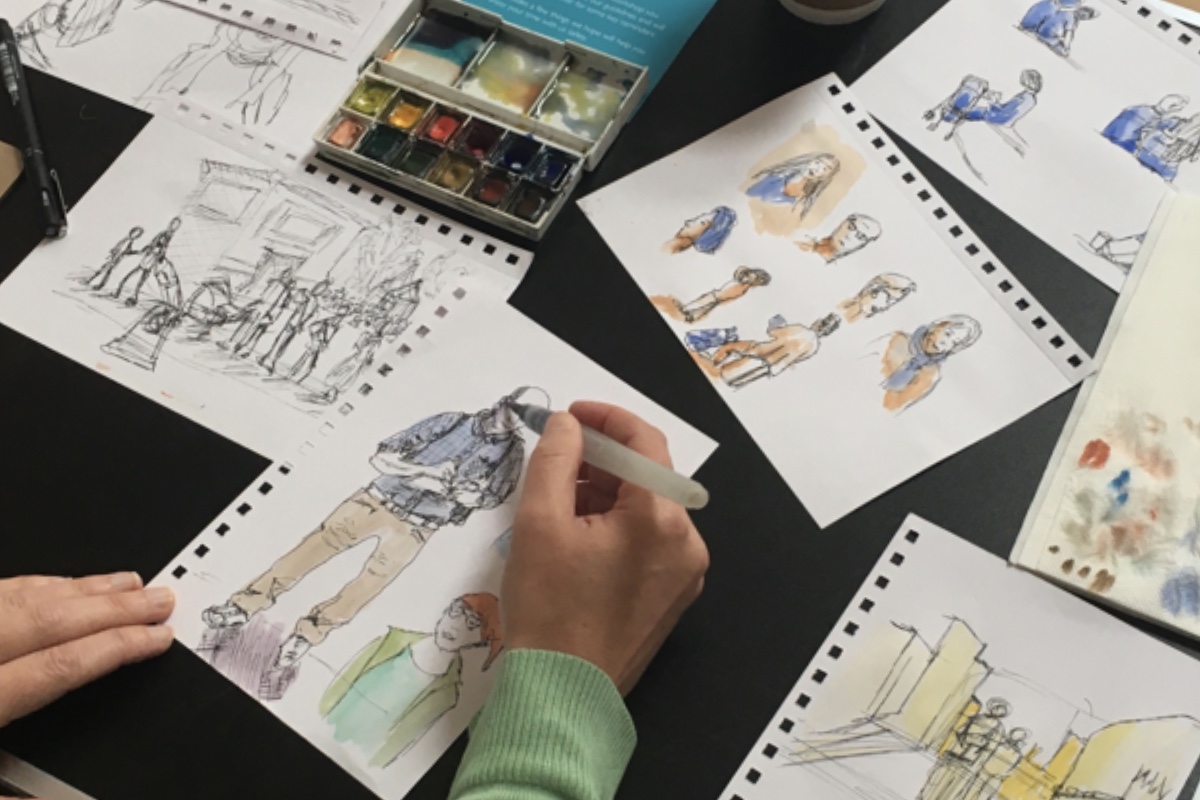 Sketching tour with the Edinburgh Sketcher | private class for up to 10