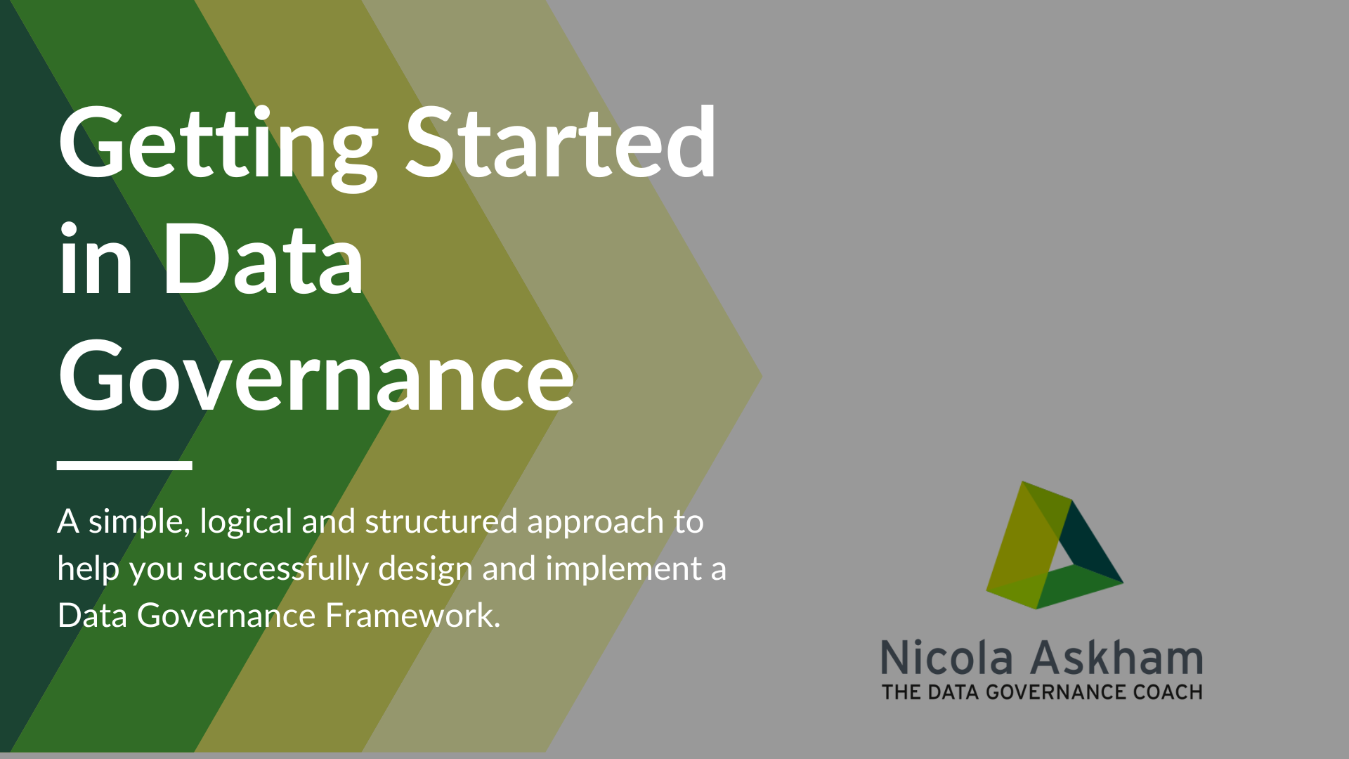 Getting Started in Data Governance