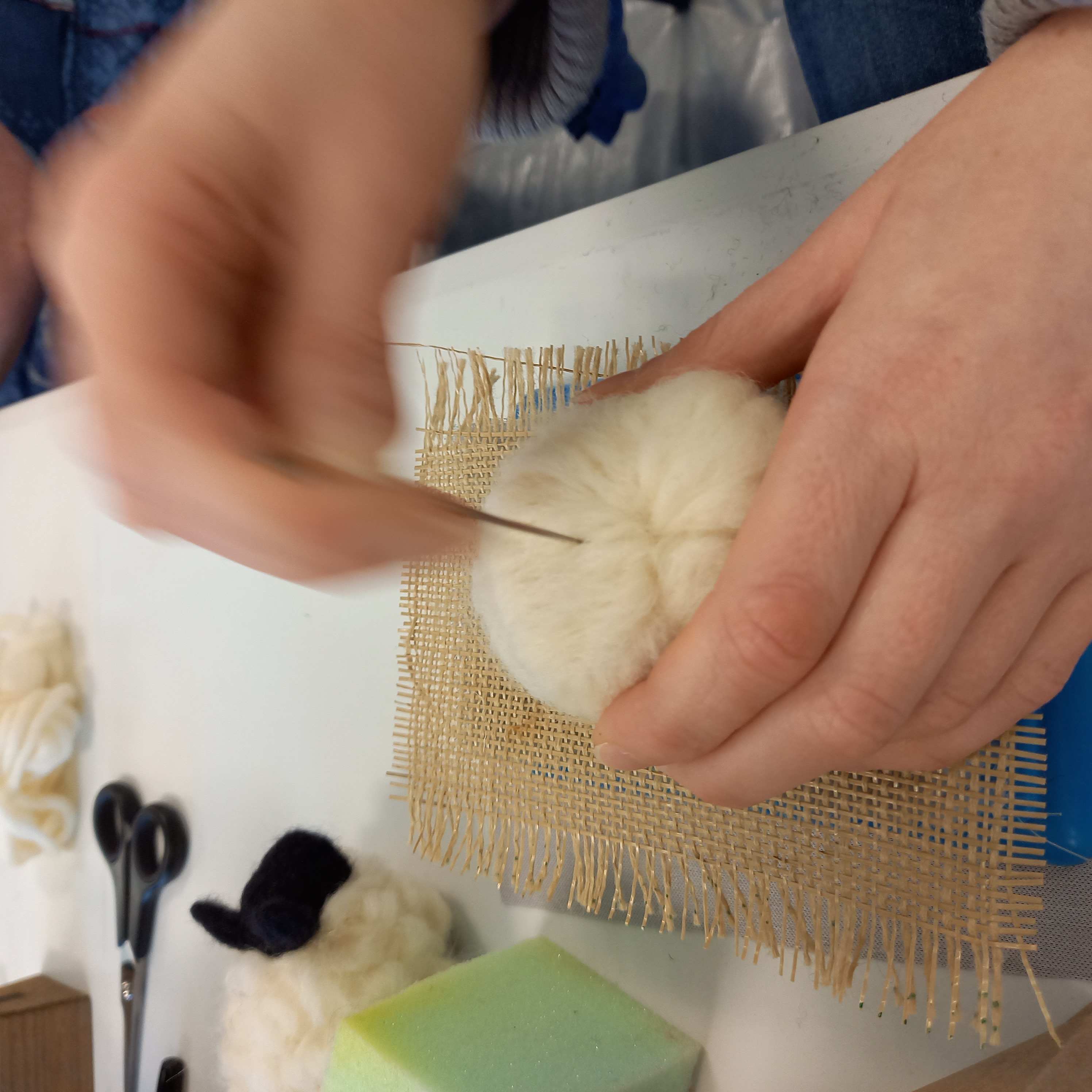 NEEDLE FELTING Workshop - Wednesday 16th April - Aberdeen (The Cult of Coffee)