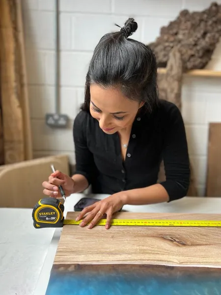 Epoxy Resin River Dining Table Workshop