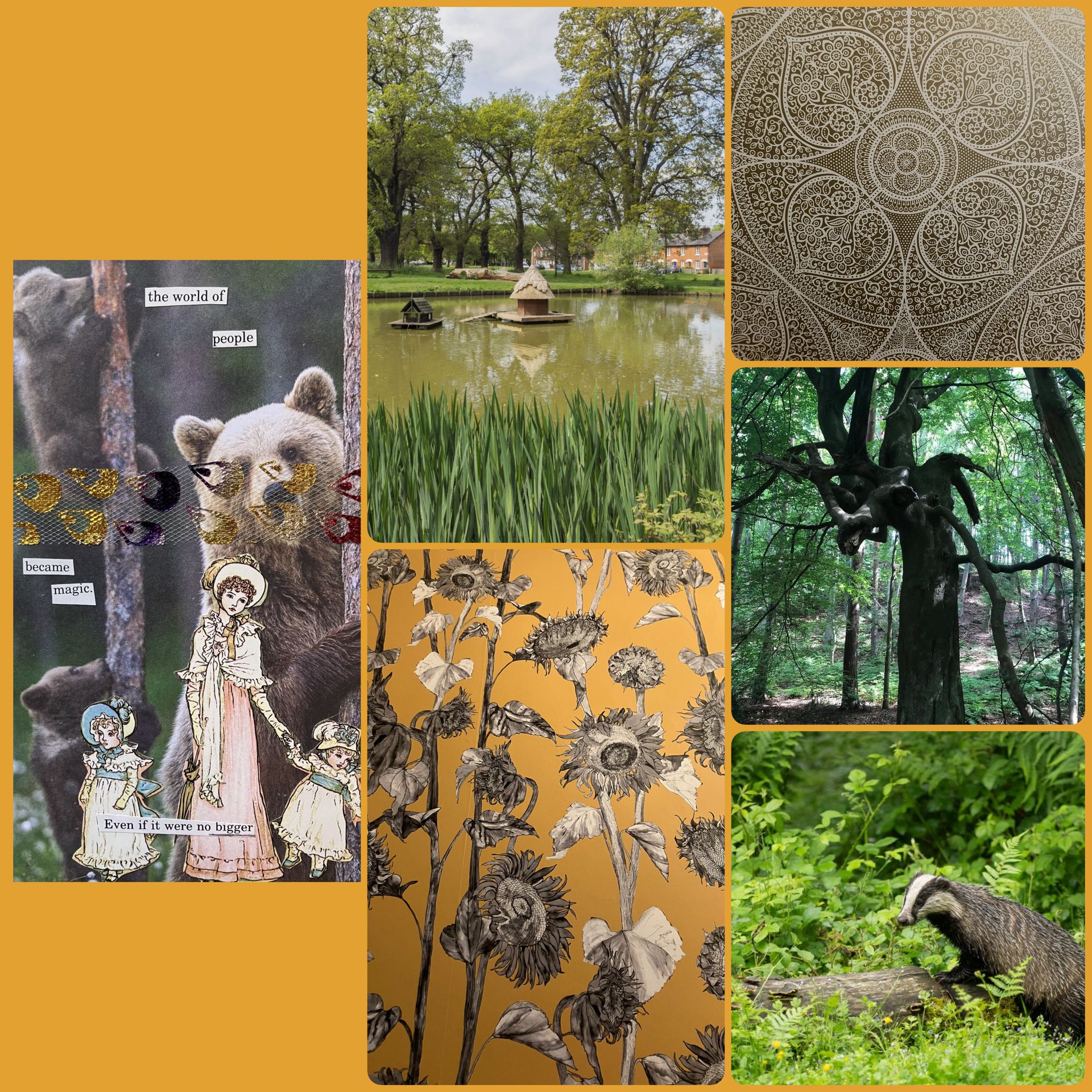  A Saturday for the wonder of SoulCollage® and found words in Hartley Wintney
