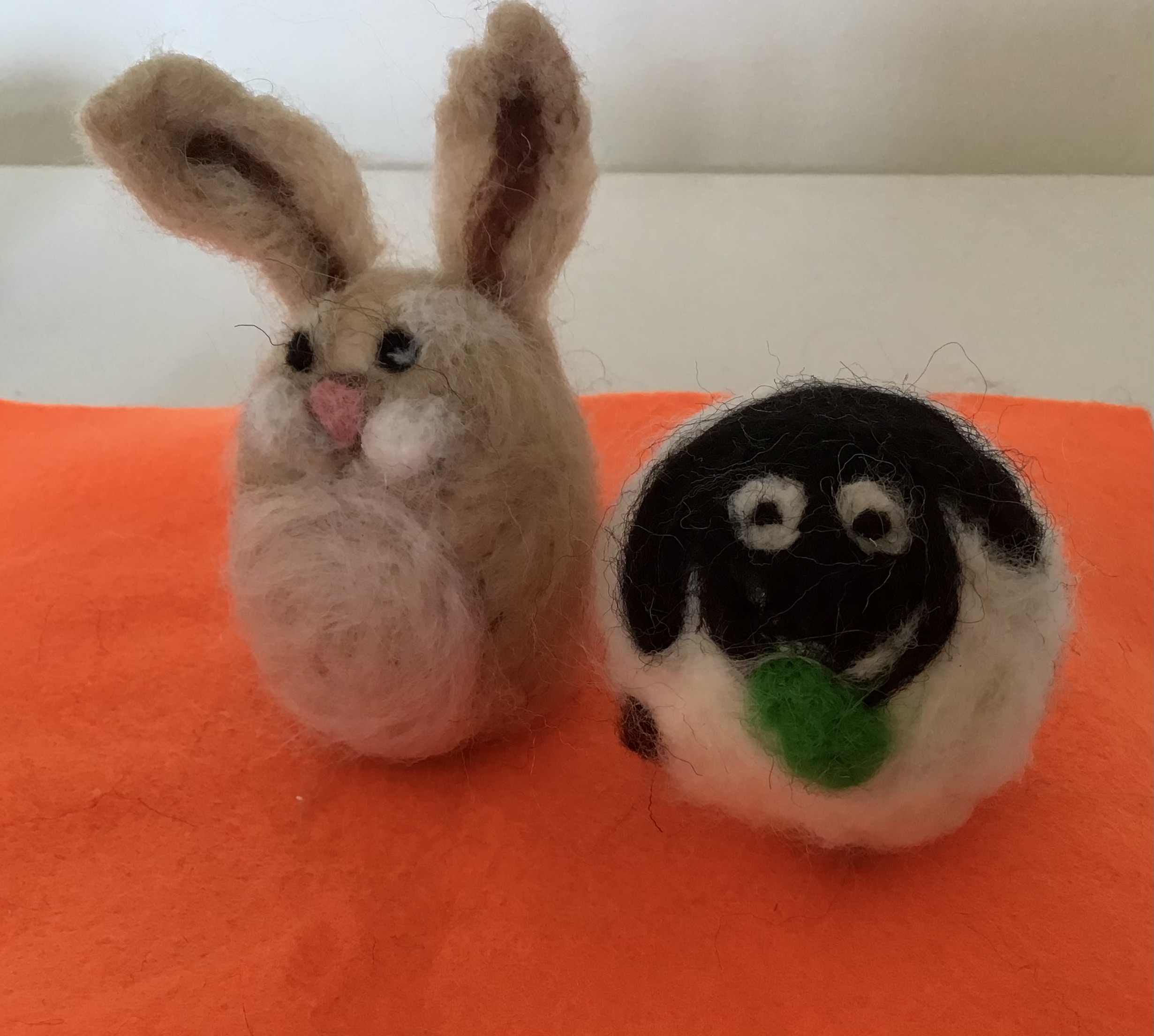 Online Beginners Needle Felt Easter Sheep