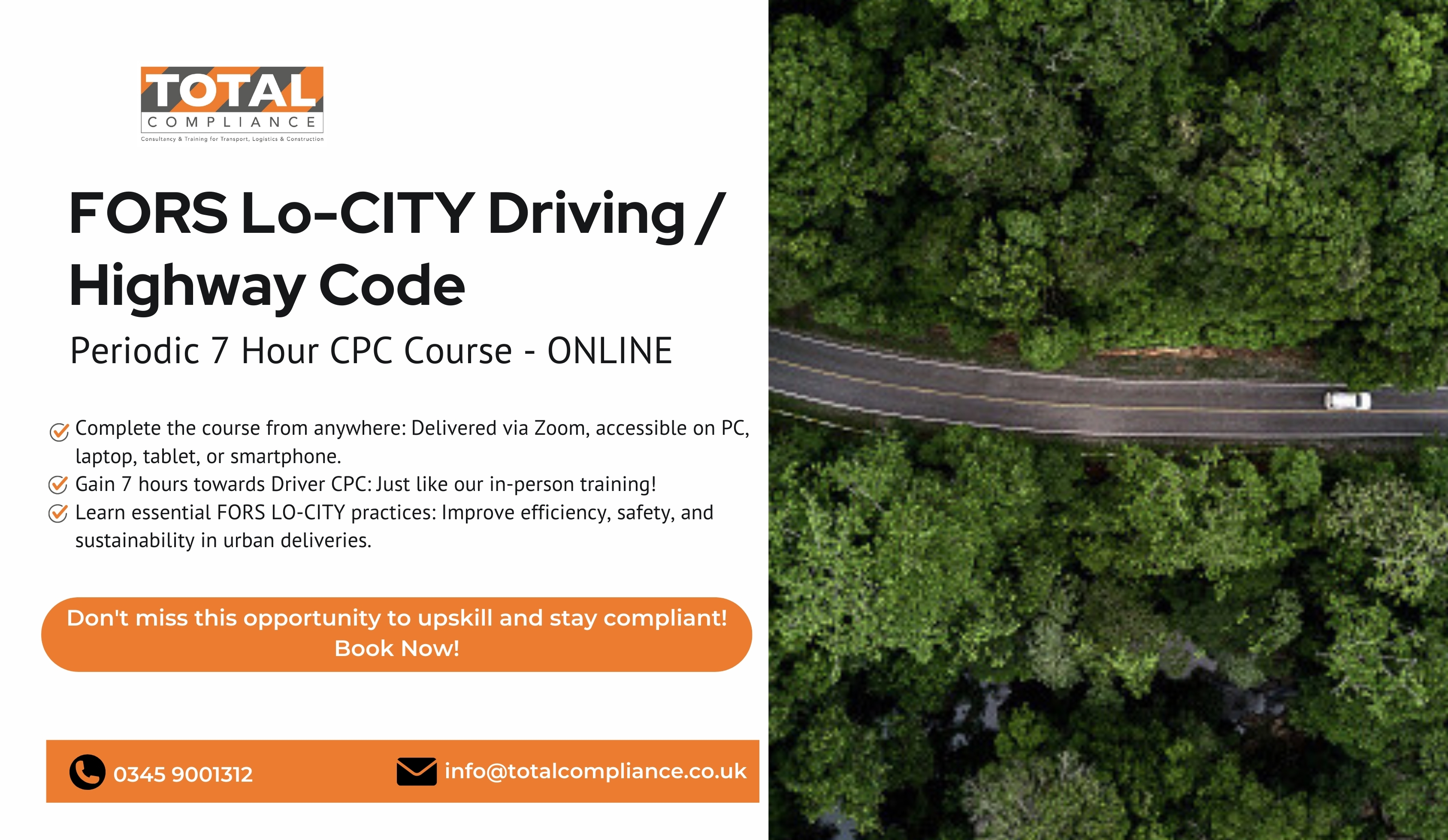 FORS Lo-City Driving & Highway Code - Periodic 7 Hour CPC Course May 25