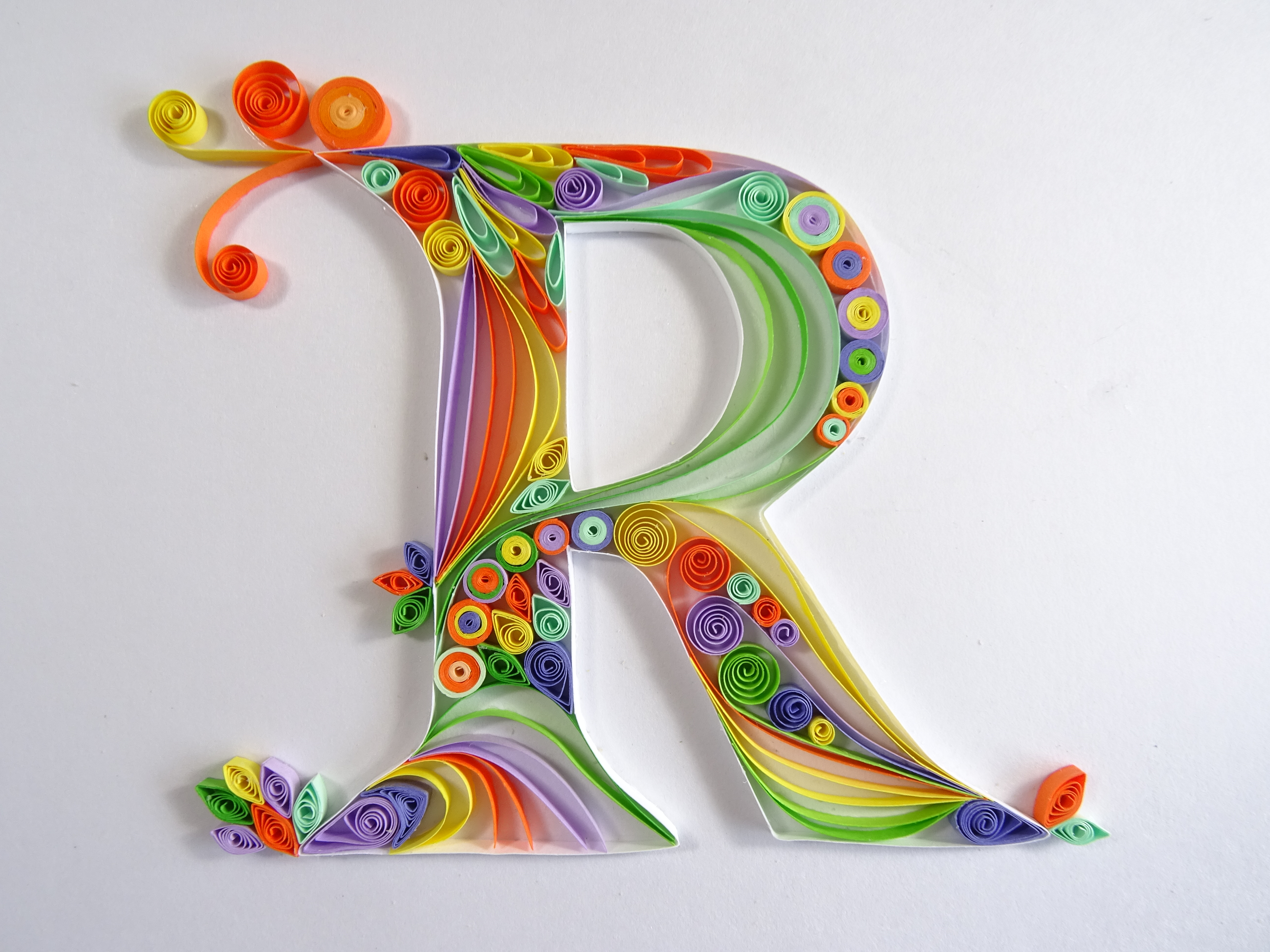 Paper Quilling Letter Designs, West Yorkshire, Papercraft Workshop