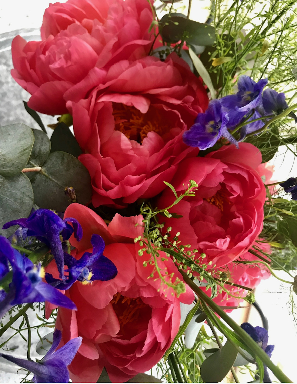 Peony hand-tied bouquet workshop @West 16th 22.5.24