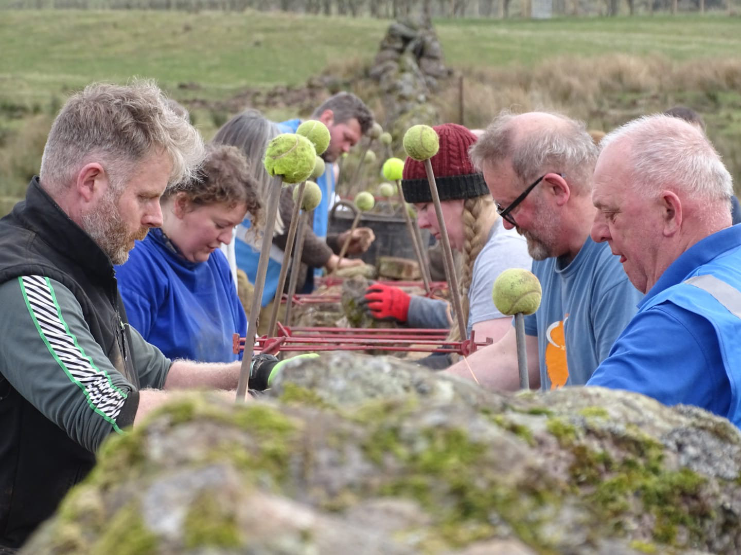 Intro to DryStone Walling - Auchenfoyle, April