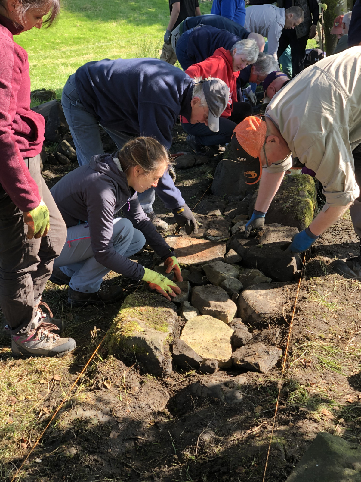 Intro to DryStone Walling - Auchenfoyle, August